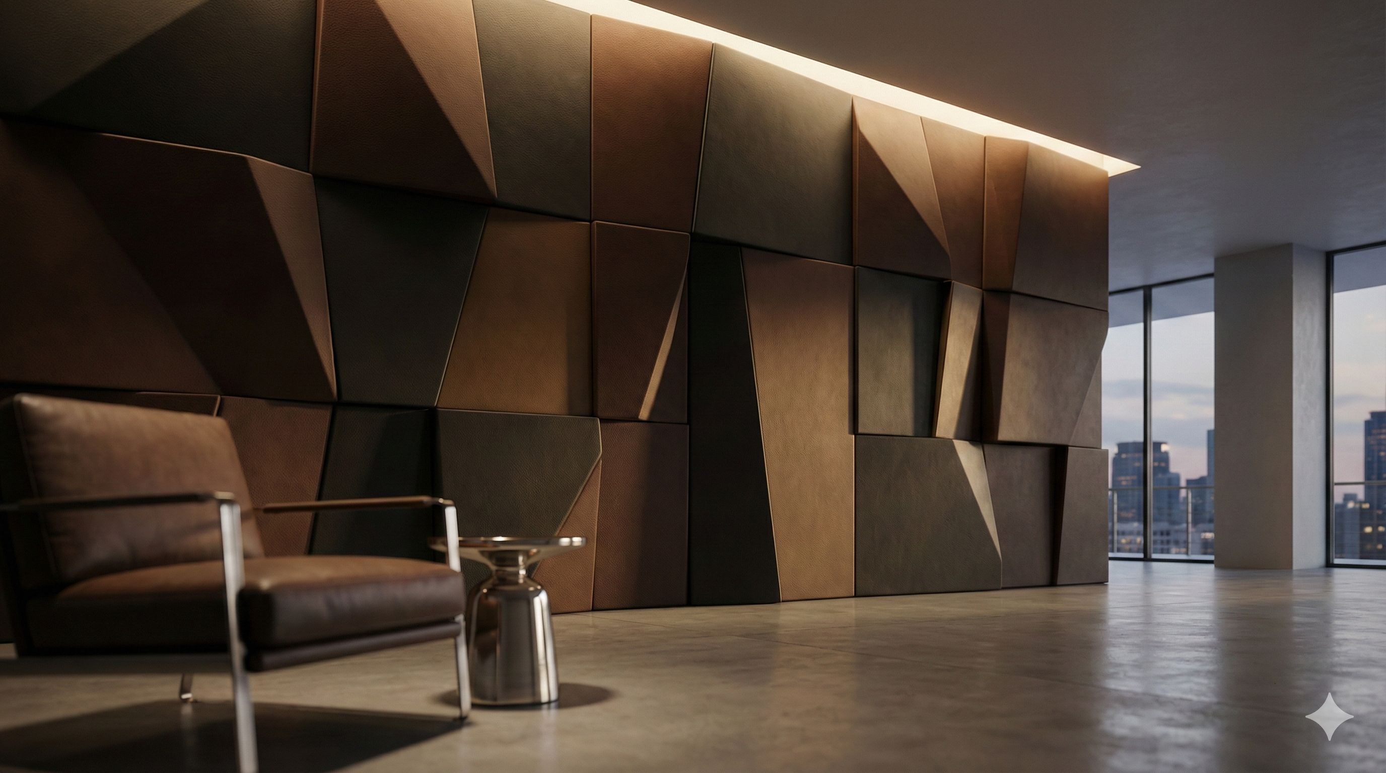 Leder-Design für Innenräume