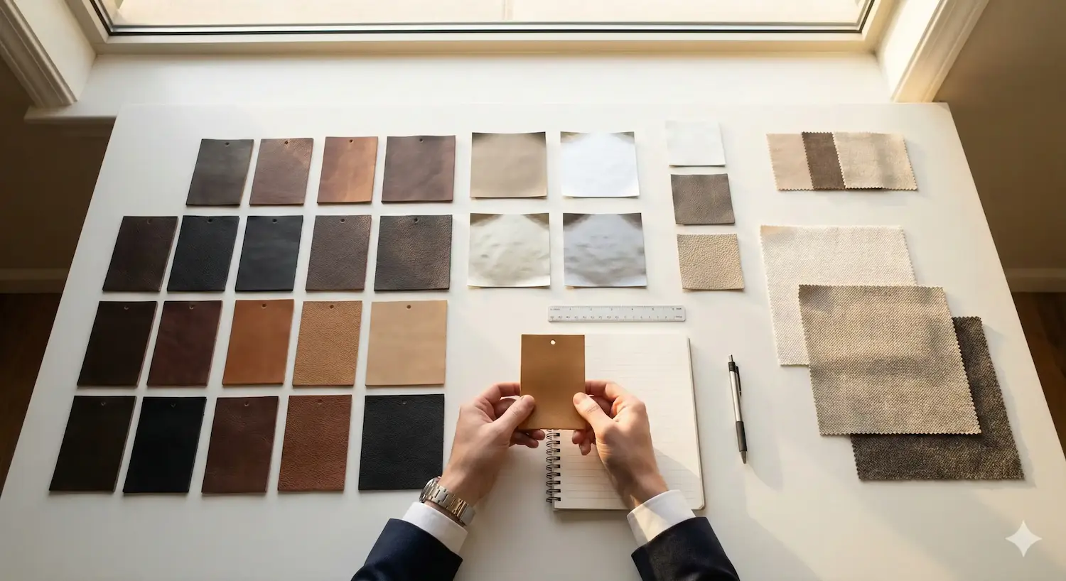 Materialproben und Muster