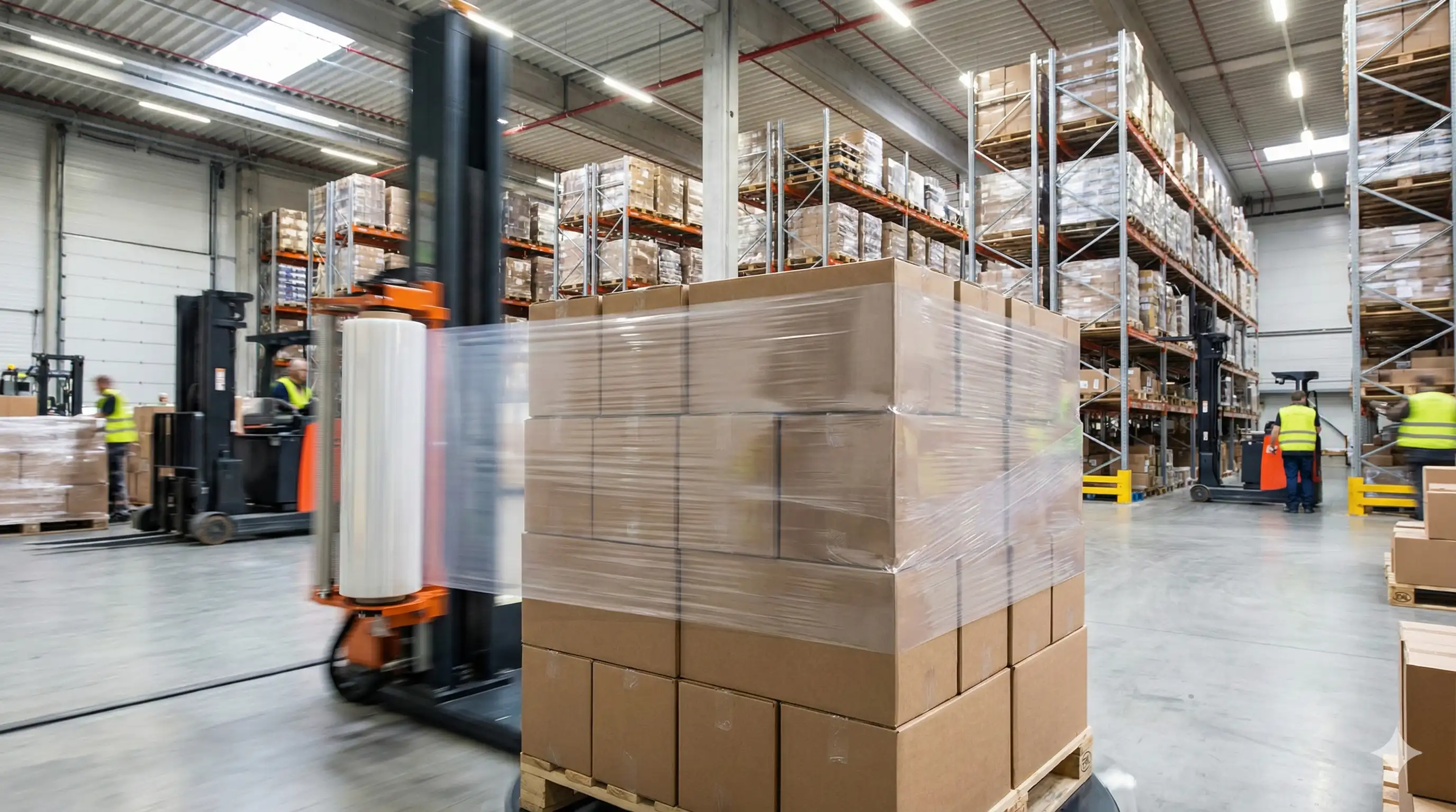 Stretchfolie Palettensicherung